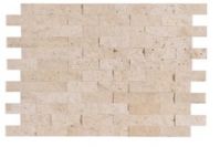 4,8 X 10 CM   IVORY PICASSO TRAVERTINE SPLIT FACE