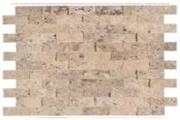 4,8 X 10 CM   PHILADELPHIA TRAVERTINE SPLIT FACE