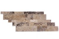 17.4X52.9 CAMBRIA  PHILADELPHIA TRAVERTINE SPLIT FACE INTERLOCKING PANEL